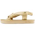 Sandale FLIP FLOP "fauna*sandal" Gr. 38, goldfarben (beige, goldfarben) Damen Schuhe Flip*Flop