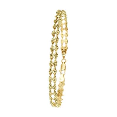 Armband FIRETTI "Schmuck Geschenk Gold 585 Armschmuck Armkette Fantasie Goldarmband", gelb (gelbgold, 585), Armbänder, Damen, Gelbgold 585 Image