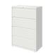 Hirsh 36"W 4 Drawer Metal Lateral File Cabinet for Home/Office, Holds Letter, Legal and A4 Hanging Folders, Matte Texture Finish