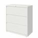Hirsh 36"W 3 Drawer Metal Lateral File Cabinet for Home/Office, Holds Letter, Legal and A4 Hanging Folders, Matte Texture Finish