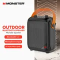 Altoparlanti Bluetooth Monster SPARKLE Subwoofer Wireless portatile 360 suoni Stereo Boombox FM AUX