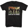 Reservoir Dogs Movie let's Go To Work maglietta da uomo per rapine a colori
