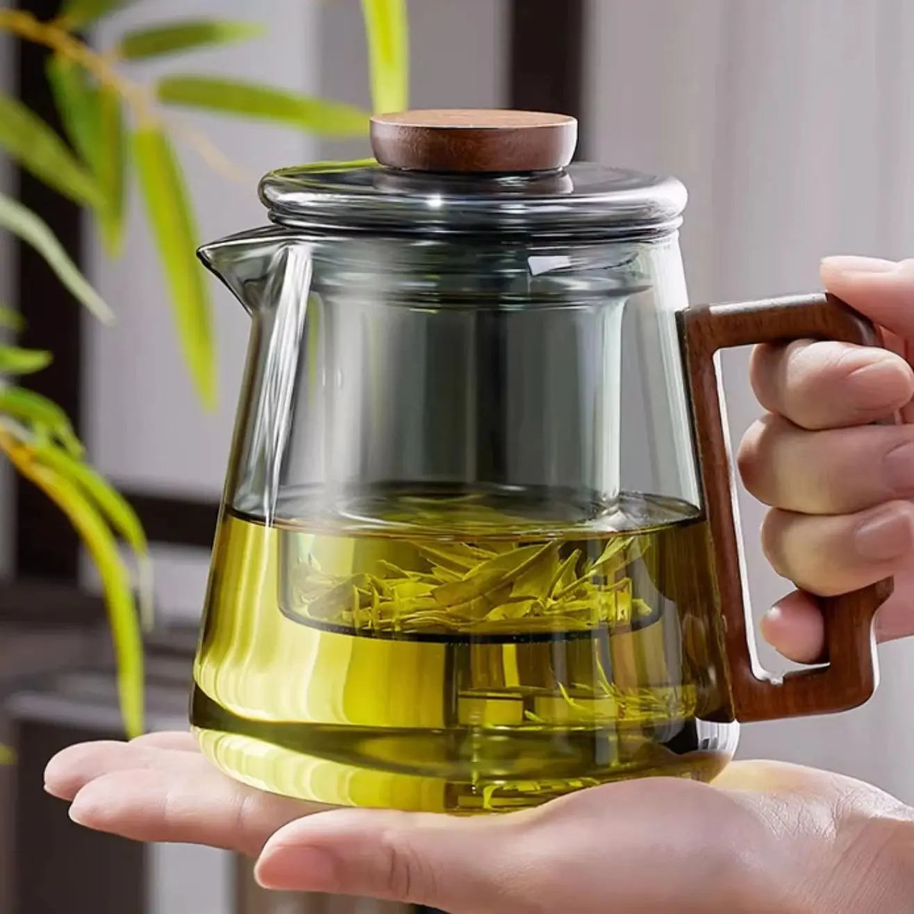 GIANXI Teekanne Familie Teekanne Deckel Anti-Verbrühungen Walnuss Deckel Schnalle Blume Teekanne Filter Pu 'er Chinesischen Kung Fu Tee-Set Image