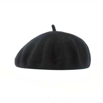 TEMU Colorful Lightweight Beret, Candy Multicolor Optional Women' Color Beret Y2k Autumn Versatile Painter's Hat, Autumn And Winter Coldproof Warm Beret, Autumn And Versatile Hat Image