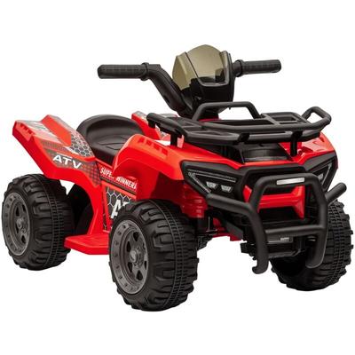 HOMCOM Mini Elektro-Quad Kinder Elektro ATV Kinderwagen LED Frontlicht Kinderfahrzeug