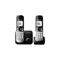 Panasonic KX-TG6852JTB Telefon DECT-Telefon Anrufer-Identifikation Schwarz, Grau