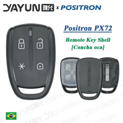 YAYUN AKBPS182 PX72 Remote Control Alarm Shell Original Black Case Only For Brazil Positron