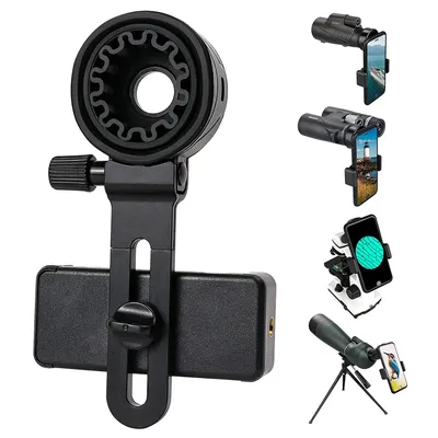 Newest Binocular Telescope Take Pictures Photos Special Accessory Monocular Mobile Phone Holder