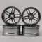 4pcs 3mm Offset RC Car 1/10 Scale Plastic Wheels Rims Drift On road Touring Model Hobby