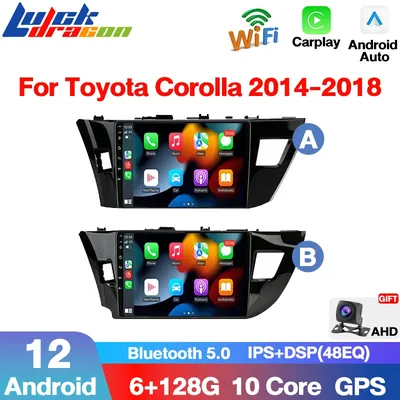 Android 12 Car Stereo Radio Multimedia Video For Toyota Corolla Ralink 2013 2014 2015 2016 4G Player