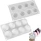 1 Piece Silicone Ball Cake Mold 3D Sphere Candy Truffle Baking Tray Chocolate Mould Ice Jelly Pop Maker 8-Cavity 15-Cavity 35-Cavity