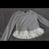 J. Crew Sweaters | J. Crew Sweatshirt | Color: Gray/White | Size: M