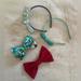 J. Crew Accessories | Collection Of Hair Bow Accessories | Color: Green/Silver | Size: Osbb