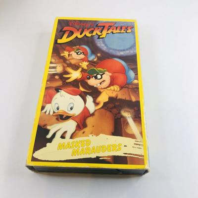 Disney Media | Disney's Duck Tales Masked Marauders Kids 80s Cartoons Animated Movie Vhs 1983 | Color: Tan | Size: Os