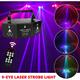 Lumière disco avec télécommande - 9 yeux led rvb - Projecteur de scène disco - Effet dmx - Pour