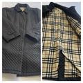 Burberry Jackets & Coats | Burberry Black Quilted Jacket Size 14 Read Damaged | Color: Black | Size: 14