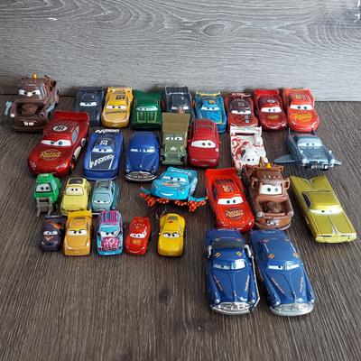 Disney Toys | Disney Pixar Cars Mixed Lot 30 Cars Lightning Etc. | Color: Blue/Red | Size: Osb