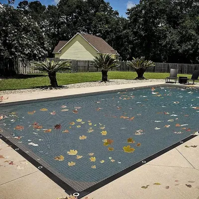 Pool Screen cover Teich Netz abdeckung Pool Blatt Netz Abdeckung Blatt Netz Inground Boden Rechteck Pool feinmaschig