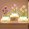 Tulip Night Light-scrivania fai da te LED Night Light lampada 3D Tulip Bell Orchid Night Light Led