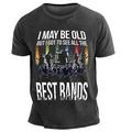 Homme Graphique T-shirt Manche Courte T-shirt Impression 3D Col ras du cou Chemise Rétro Vintage street style Sport en Plein Air Fête Sortir Noir Bleu Violet Printemps Été Vêtement Tenue S M L XL
