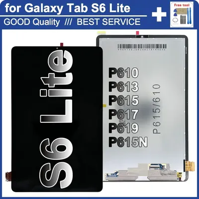 100% New Screen for Samsung Galaxy Tab S6 Lite 10.4 P610 P613 P615 P617 P619 LCD Display Touch