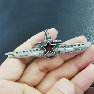 Military metal badge