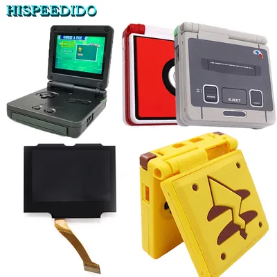 HISPEEDIDO New GBA SP Replacements IPS V5 Drop in Laminated LCD Mod Screen Kits for Nintendo