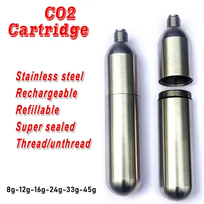 CO2 Refill Tank Refillable Cartridges for Home Brewing Wine Making Barware Equipment Soda Beer