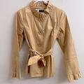 J. Crew Jackets & Coats | J. Crew Cropped Belted Jacket Trench Coat | Color: Tan | Size: 4