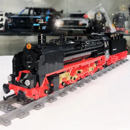 59004 kreative Experten ideen Dampfzug lokomotive Modell Moc Eisenbahn Express Ziegel modulare
