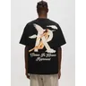 2024 Brand Man T Shirt Cloud Angel Print rappresenta Hip Hop Cotton Casual Women Summer T-Shirt