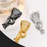 Juya Mode Leopard Kopf Lieferungen für Schmuck verschlüsse vergoldeten Schmuck Herstellung