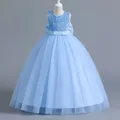 Robe de Princesse à Paillettes pour Fille de 12 à 14 Ans Tenue de Soirée Éducative d'Anniversaire