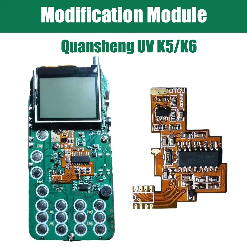 Modifikation modul für Quan sheng UV K5/K6 Radio Si4732 Soft Board FPC modifizieren HF Kurzwellen-Vollband-/Single-Sideband-Empfang Image
