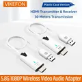 Trasmettitore e ricevitore video wireless da 30 m Cavo adattatore display extender compatibile HDMI Specchio schermo per fotocamera PC a TV