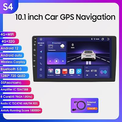 android 12 2 din for universal car radio multimedia player gps navigation car audio stereo head unit 10.1 pouces haut-parleurs wifi