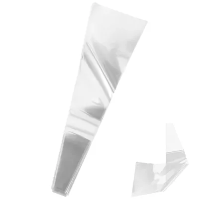 Flower Bouquet Bag Plastic Wrapping Bags Clear Floral Bouquet Sleeve Single Rose Sleeves Wedding