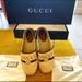 Gucci Shoes | Gucci Men's Casual Shoes Flat Straw Shoes Size 8 | Color: Brown/White | Size: 8