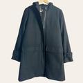 J. Crew Jackets & Coats | J.Crew Wool Hooded Cashmere Nello Gori Black Zip Up Hooded Coat Size 8 | Color: Black | Size: 8