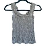 Free People Tops | Free People Love Letter Cami, Silver Lining Xs/S | Color: Gray/Silver | Size: Xs