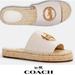 Coach Shoes | Coach Camille Medallion Espadrilles Sandals | Color: Pink | Size: 7