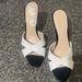 Nine West Shoes | Beautiful White Sling Back Heel! Worn Only Once,Smudges,Gently Used! | Color: White | Size: 8.5