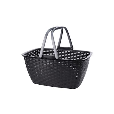 Einkaufskorb Tragetasche Korb 43x30x21,5cm Kunststoff 23L Tragegriffe Einkaufen Image