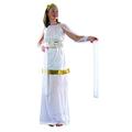 Fiori Paolo 62131 Poppea Antica Romana Kostüm für Damen, Erwachsene, weiß, Größe 40-42