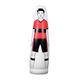 Qianly Inflatable Football Training Mannequin,Training Obstacle Mannequin,Multipurpose Air Mannequin Football Trainer Tumbler, Red