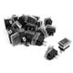 IPUDIS 20Pcs AC Control Electrical 3A 250V 6A 125V SPST 2 Position on/Off Soldering Rocker Switches