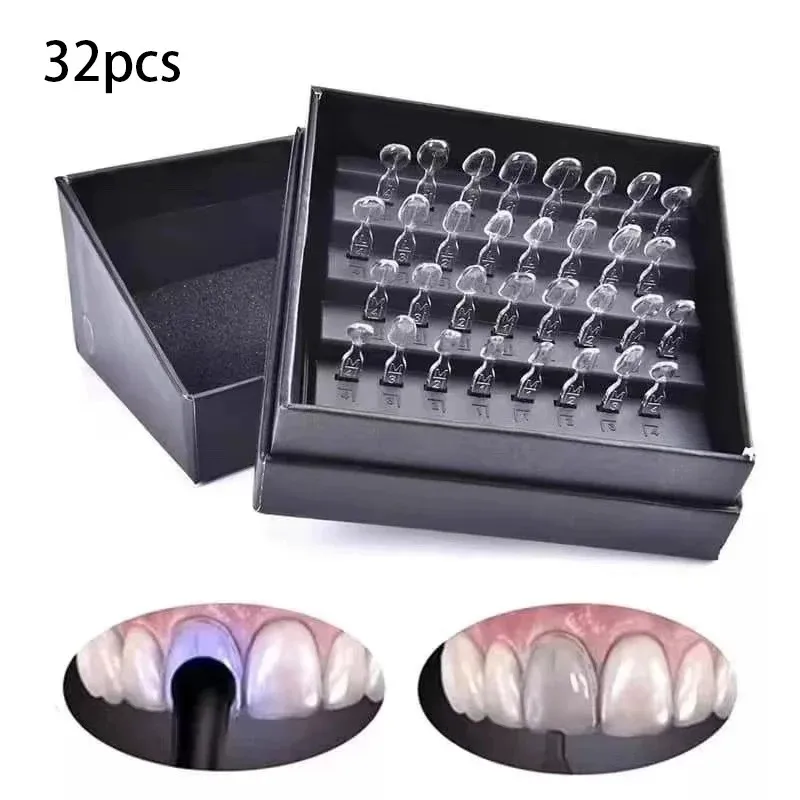 32 teile/satz Dental Mold Kit Für Verbund Harz Veneers Licht Heilung Füllung Anterioren Vordere Zähne Zahn Bleaching Dental Labor Werkzeuge Image