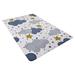 Blue/Gray 217 x 48 x 0.4 in Area Rug - Isabelle & Max™ Creasey Area Rug w/ Non-Slip Backing Polyester/Cotton | 217 H x 48 W x 0.4 D in | Wayfair