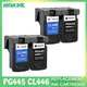Cartouche d'encre noire et colorée haute capacité PG445 pour imprimante Canon PG-445 CL-446 445XL