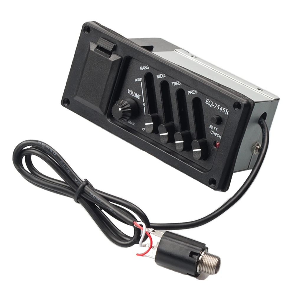 Akustische Gitarre EQ Piezo Pickup/Vorverstärkereinheit Akustikgitarre EQ-7545R Image
